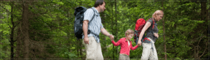 Photo of a Family on a Walk at One of the Best Gatlinburg Attractions