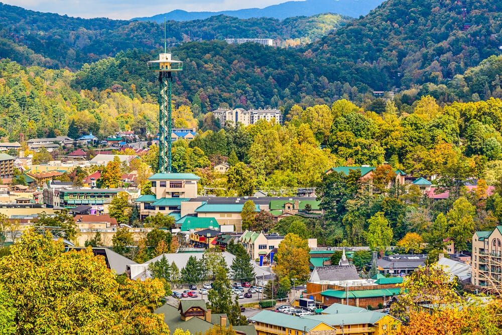 Picture of the Gatlinburg, the perfect place for a romantic getaway.