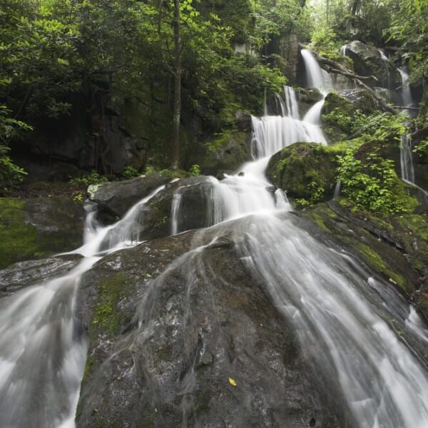 A photo of a Gatlinburg waterfall.