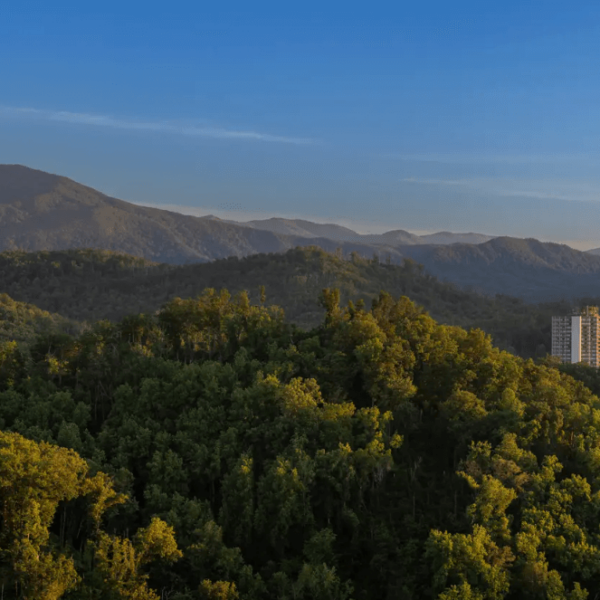 A view of one of the best hotels in downtown Gatlinburg.