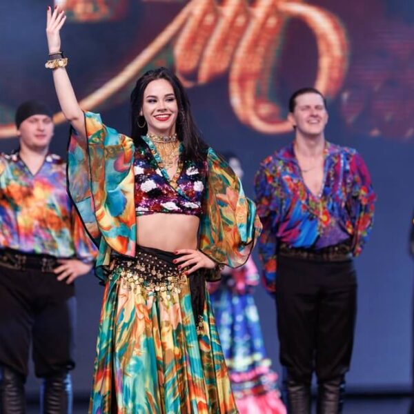 Performers on stage at one of the best dinner shows in Pigeon Forge.