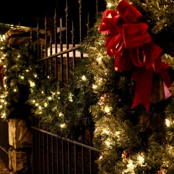 Christmas decorations in Gatlinburg